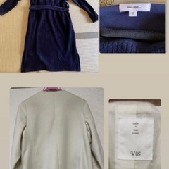 ブランド含むアウターシャツ5着セット　アニエスベー　agnes.b ラルフローレン　デニムジャケット Gジャン UNITED ARROWS green label relaxing ユナイテッドアローズグリーンレーベルリラクシング INDIGO藍染め 　niko and... visコート 　 　　　　の画像