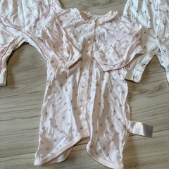 赤ちゃんの城などの女の子用カバーオール3枚♡60sizeの画像