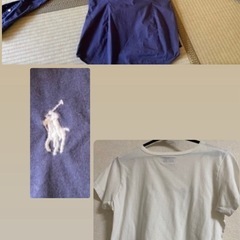 ブランド含むアウターシャツ5着セット　アニエスベー　agnes.b ラルフローレン　デニムジャケット Gジャン UNITED ARROWS green label relaxing ユナイテッドアローズグリーンレーベルリラクシング INDIGO藍染め 　niko and... visコート 　 　　　　の画像