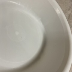 ☺️たらい  洗い桶  沐浴  45✖️h12cm  プラ製  白の画像