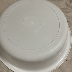 ☺️たらい  洗い桶  沐浴  45✖️h12cm  プラ製  白の画像