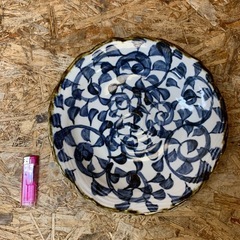 a(7558) タコ唐草文様 大皿 和食器 約28.5cm 大鉢 モダン おしゃれ アラベスク 盛り皿 美濃焼 飲食店の画像