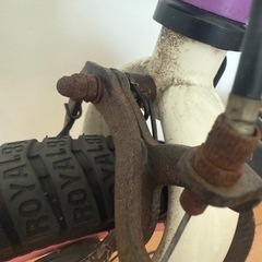 RoyalBaby 子供用自転車 紫色 バスケット付18インチの画像
