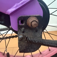 RoyalBaby 子供用自転車 紫色 バスケット付18インチの画像