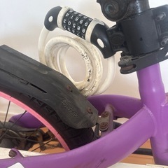 RoyalBaby 子供用自転車 紫色 バスケット付18インチの画像
