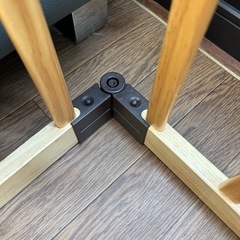 木製　ベビーサークル　傷、汚れありの画像