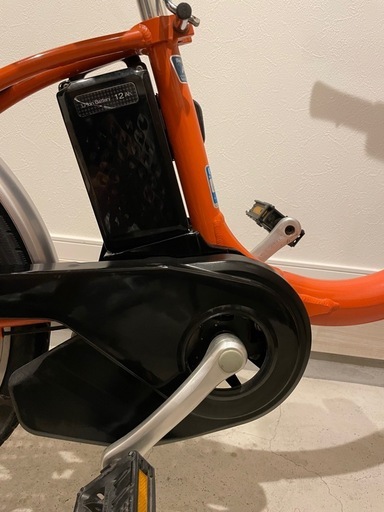 ✨美品✨Panasonic 20インチ　電動アシスト自転車 オレンジ もうすぐ終了❗️美品✨Panasonic 20インチ 電動アシスト自転車 オレンジ