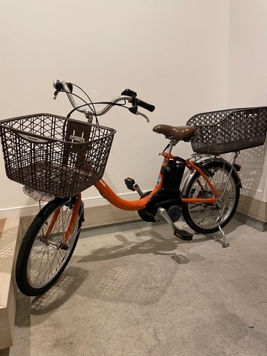 もうすぐ終了❗️美品✨Panasonic 20インチ　電動アシスト自転車 オレンジ もうすぐ終了❗️美品✨Panasonic 20インチ電動アシスト自転車 オレンジ