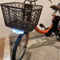 ✨美品✨Panasonic 20インチ　電動アシスト自転車 オレンジの画像