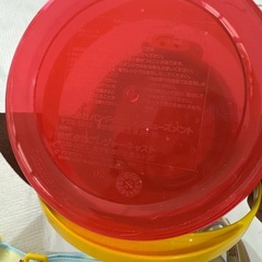 アンパンマンミュージアムのポップコーン入れ。の画像