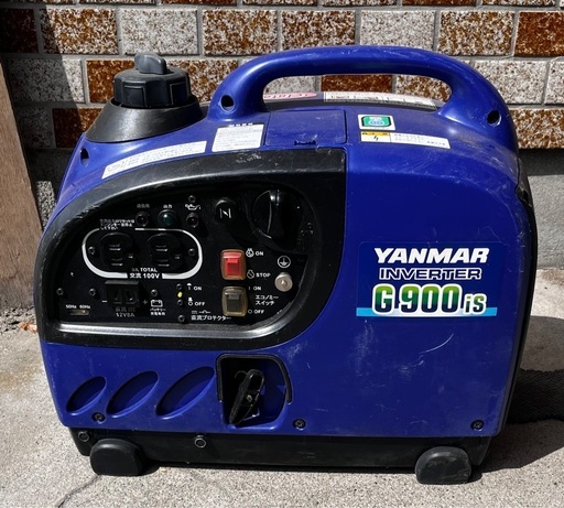 動作確認済 ヤンマー インバーター発電機 G900iS (YM01) 動作確認済 ヤンマー インバーター発電機 G900iS (YM01)