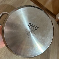 商談中　IKEA 　深鍋　ステンレスの画像