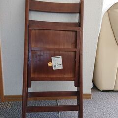 木製折りたたみ椅子　購入者様決まりました。の画像