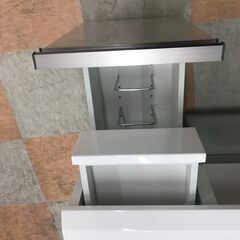 【ジャングルジャングル石川金沢店】  テレビ台 ホワイト W155×D45×H45 クリーニング済み												の画像