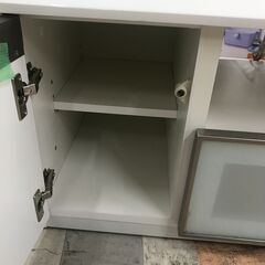 【ジャングルジャングル石川金沢店】  テレビ台 ホワイト W155×D45×H45 クリーニング済み												の画像