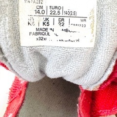 asics スニーカー　14センチの画像