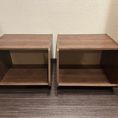 ブラウンカラーボックス2つの画像