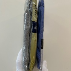 未開封未使用1枚（GUNZEグンゼ）と2枚組（イトーヨーカ堂）のセット ブリーフ ボクサーパンツ パールブルー青色系グレイ灰色系 綿100％ サイズL 胸囲84～94 袋 日本製中国製の画像