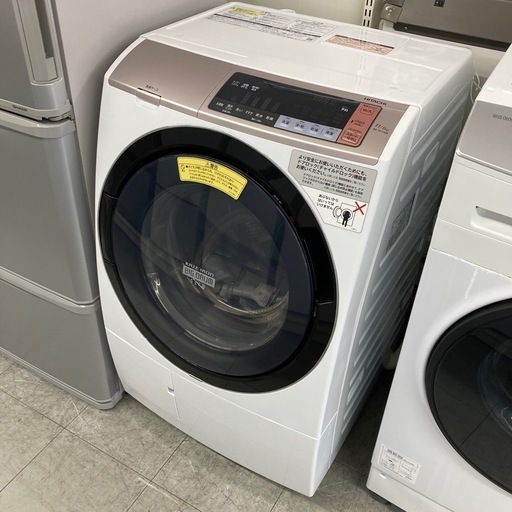 ⭐︎6ヶ月保証⭐︎日立11kg/6kgドラム洗濯機　2017年製　BD-SV110B