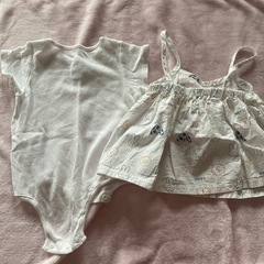 80サイズ　ロンパース　女の子　ミッフィーの画像