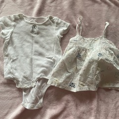 80サイズ　ロンパース　女の子　ミッフィーの画像