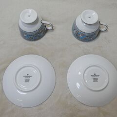 WEDGWOOD　ウェッジウッド　フロレンティーン ターコイズ 　ティーカップ&ソーサーの画像