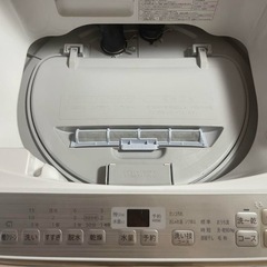 シャープ 縦型洗濯機　5.5kg の画像