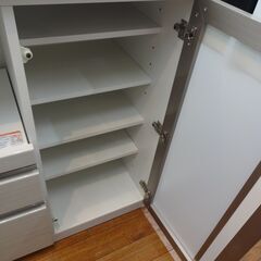 ニトリ キッチンカウンター ポスティア90 寸法(約) W 90 × D 50 × H 101 cm【モノ市場東浦店】125の画像