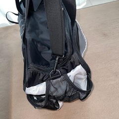 Nike ボストンバッグ 黒/白　数回使用の画像