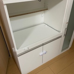 食器棚　レンジ台の画像