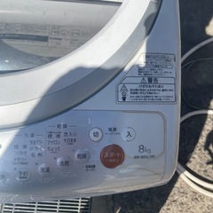 大容量東芝　8キロ洗濯機 の画像