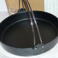 配達先決定🚚　無料配達します🚚すき焼きパーティーに！💖定価8,000円💖新品💖日本製💖鉄なべ💖30㎝💖トキワ💖の画像