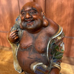 九谷焼　布袋像　アンティーク　骨董品の画像