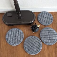 充電式 回転モップクリーナー ブラウンの画像