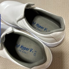 コックシューズ　22.5 白　厨房　キッチンの画像
