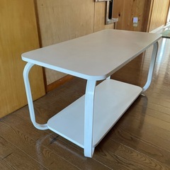 ローテーブル★ホワイト★80×40㎝の画像