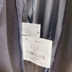 濃紺 スーツ レディース ジャケット 9号の画像