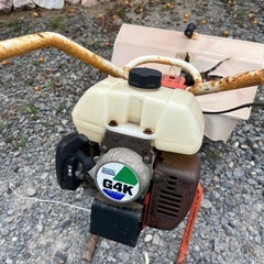 農機具　エンジン式耕運機　ジャンクとしての画像