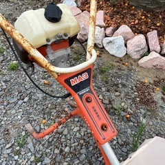 農機具　エンジン式耕運機　ジャンクとしての画像