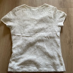 ♪ Riccimie ♪ MレースTシャツ 半袖カットソー 白 ホワイト 花柄模様の画像