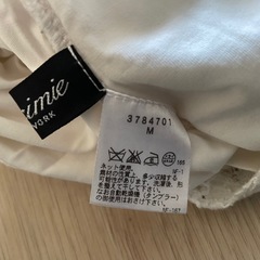 ♪ Riccimie ♪ MレースTシャツ 半袖カットソー 白 ホワイト 花柄模様の画像