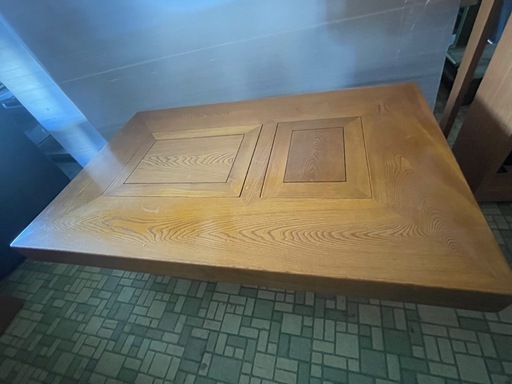 引取限定】中古火鉢机高級囲炉裏テーブル引出し付き (お宝ジャングル