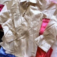 🌈✨【サテンシャツ7枚セット／イベント・施設用にも大活躍！】✨🌈 ＼楽天ランキング1位の人気アイテム！光沢サテンシャツをセットでお得に♪／の画像