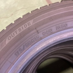 無料タイヤ　175/65R15【4417】の画像