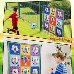 サッカー好きなお子様に🌟サッカー⚽️ダーツ【2 in 1】壁掛けの画像