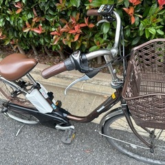 期間限定SALE🌈東京23区配達無料🚲新基準 Panasonic パナソニック ビビ　13.2Ah リチウム 電動自転車中古　1889の画像