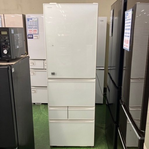 TOSHIBA 5ドア冷蔵庫 GR-M41GXV 2018年製