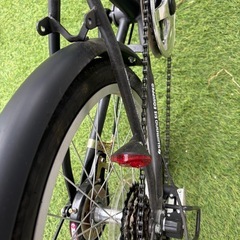 【値下げ交渉ok】自転車　折りたたみ自転車　マットブラック　黒の画像