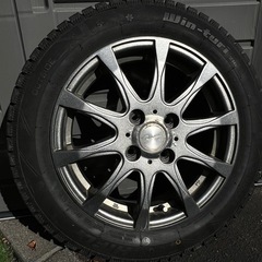 24年製造
スタッドレスタイヤ(ホイール付き)4本セット　 155/65/R14の画像