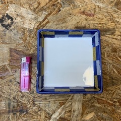 a(7560) 和食器 角皿 小鉢 ９枚セット 青海波 市松模様 刺身皿 デザート皿 飲食店の画像